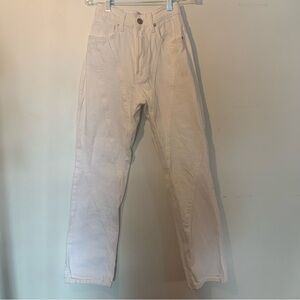 Zara White Jeans Size 0